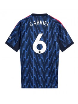 Billige Arsenal Gabriel Magalhaes #6 Bortedrakt 2025-26 Kortermet